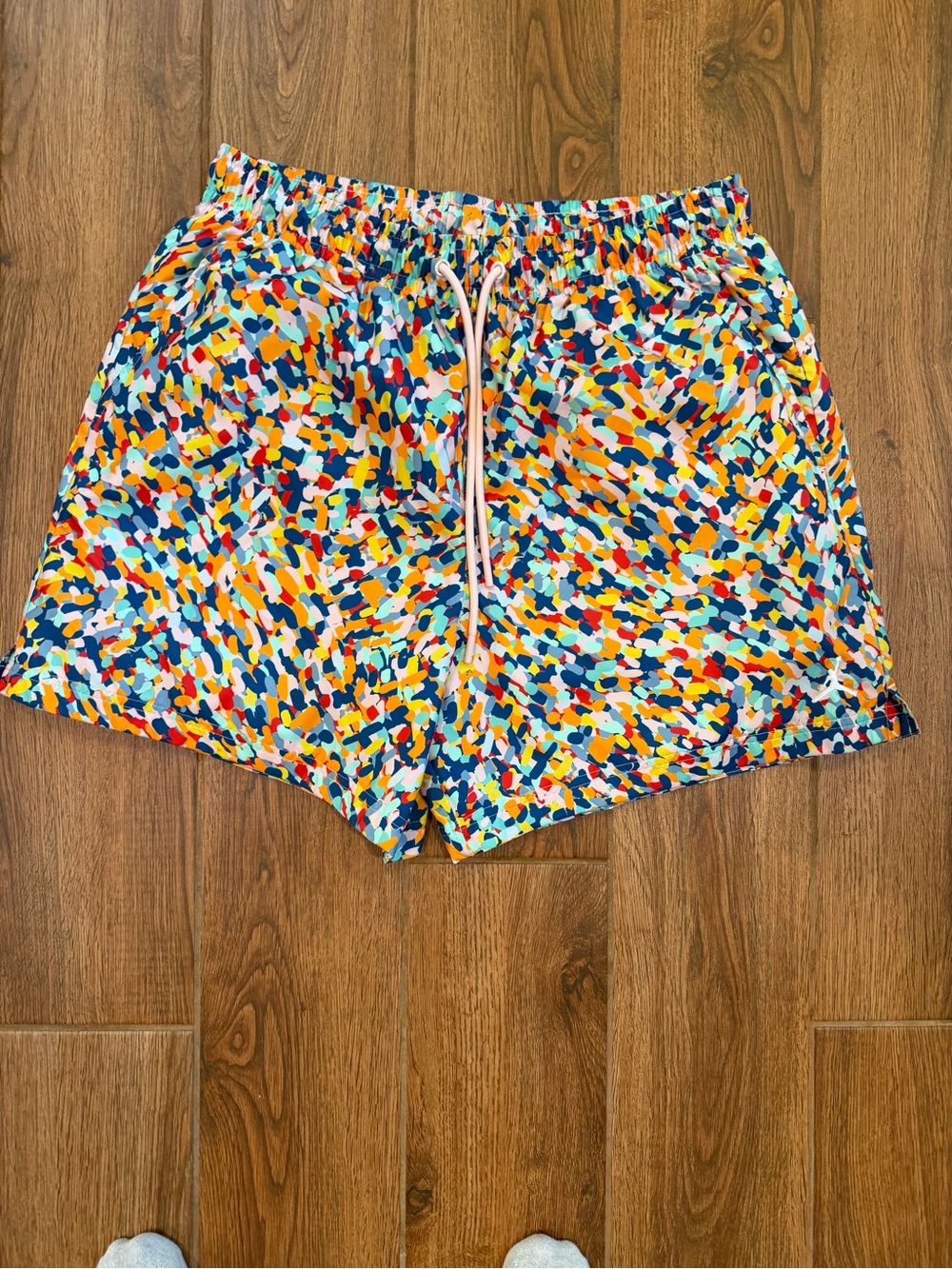 Nike Jordan Multicolor Abstract Print Men’s Swim Trunks 5” pockets / men’s xl